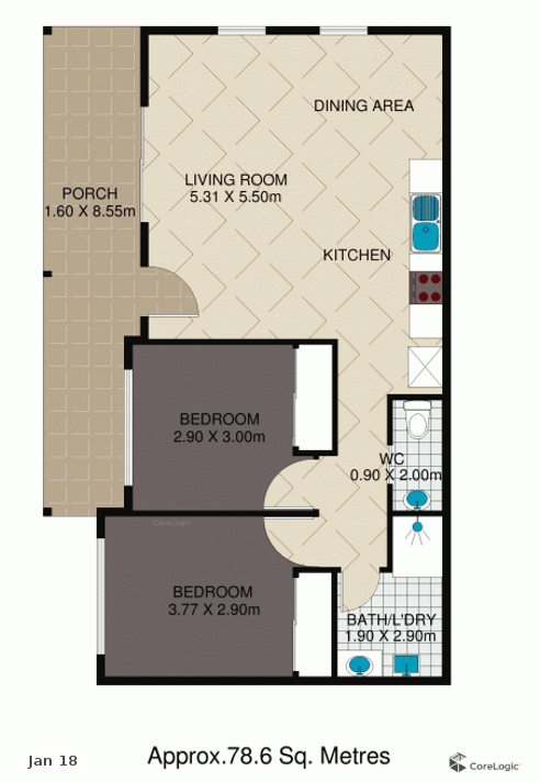 60/34 Duffield Road Kallangur - Floor Plan